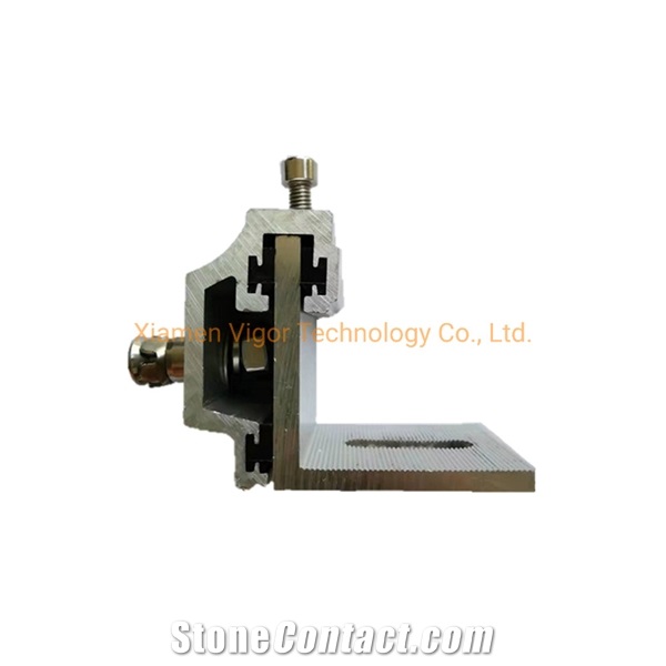 Stone Bracket Aluminium Clamp For Marble Granite Lime Stone