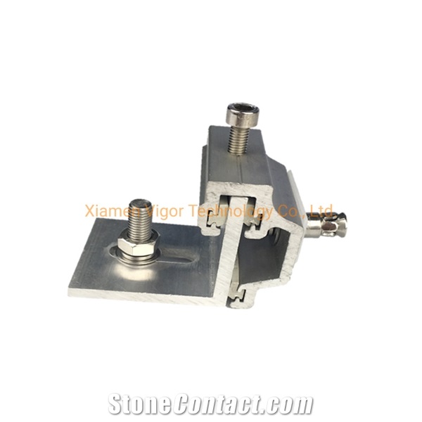 Stone Bracket Aluminium Clamp For Marble Granite Lime Stone