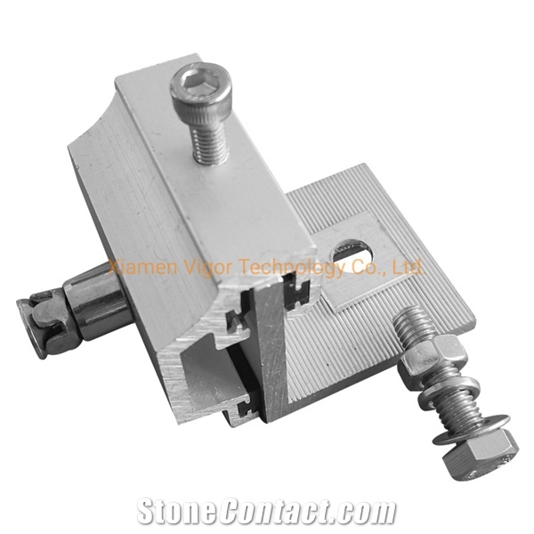Stone Bracket Aluminium Clamp For Marble Granite Lime Stone