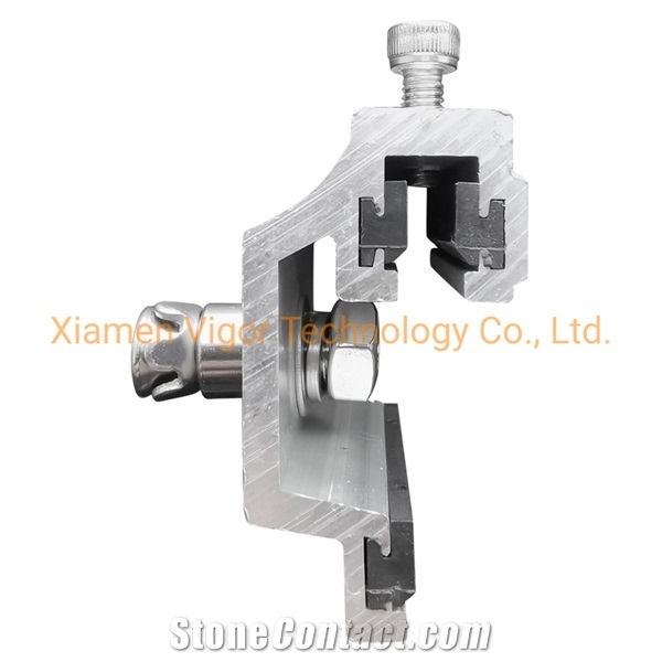 Stone Facade Anchor System For Granite Stone Cladding