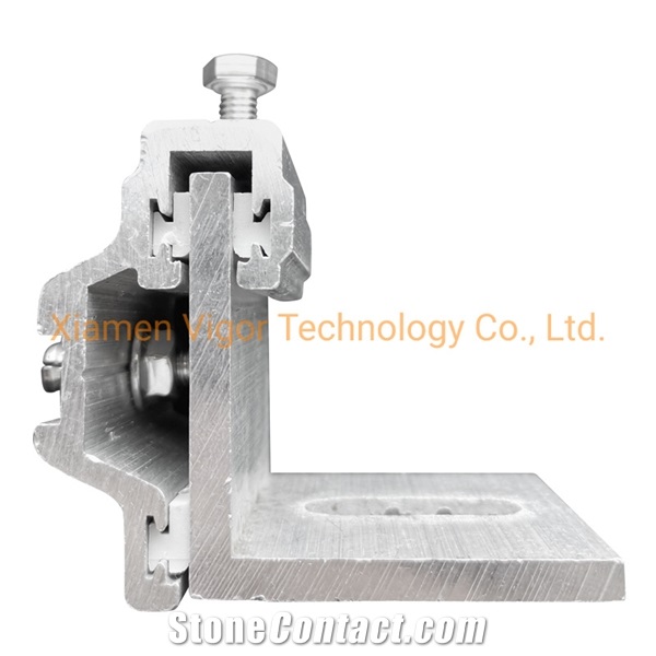 Stone Facade Anchor System For Granite Stone Cladding