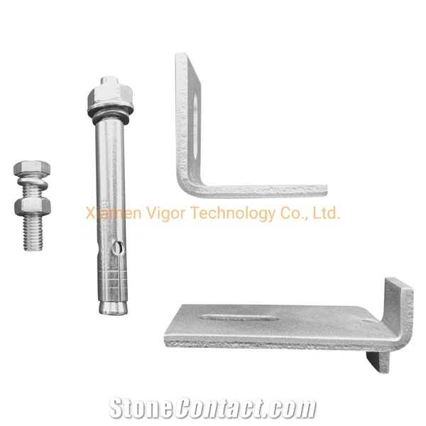 Stone Fixing Anchor Marble Granite Wall Mounting Bracket