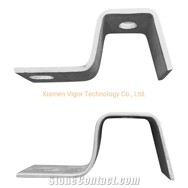 U Channel System Z Bracket Curtain Wall  For Exterior Facade
