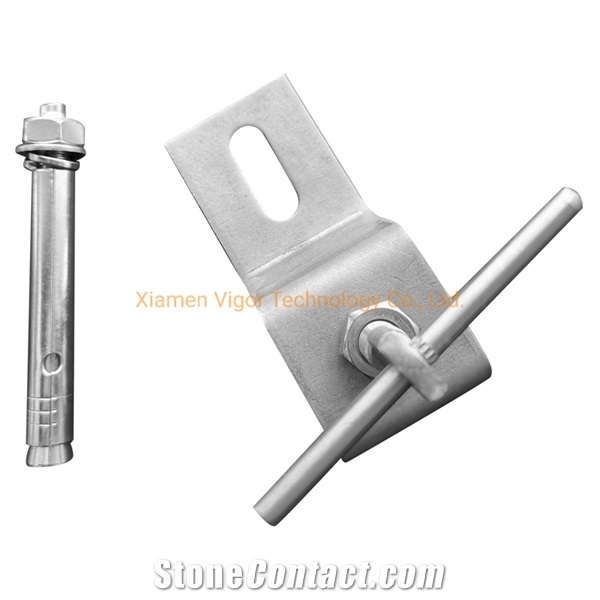 U Channel System Z Bracket Curtain Wall  For Exterior Facade