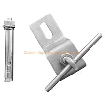 U Channel System Z Bracket Curtain Wall  For Exterior Facade