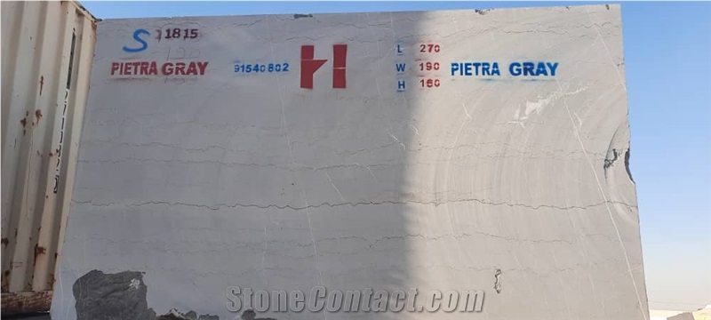 Pietra Grey Marble Block (Iran Grey Marble Block)