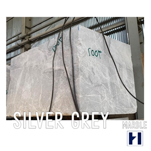 Silver Sky Marble Blocks