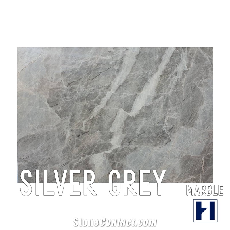 Silver Sky Marble Blocks