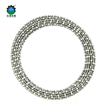 Plastic Coated Diamond Wire/Rope Saw For Marble Profiling