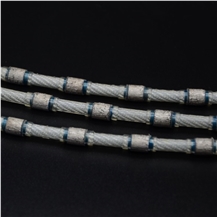 Plastic Coated Diamond Wire/Rope Saw For Marble Profiling