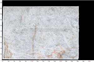 White Quartzite With Golden Viens, Cyrstal Quartzite Slab