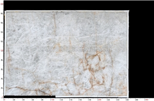 White Quartzite With Golden Viens, Cyrstal Quartzite Slab