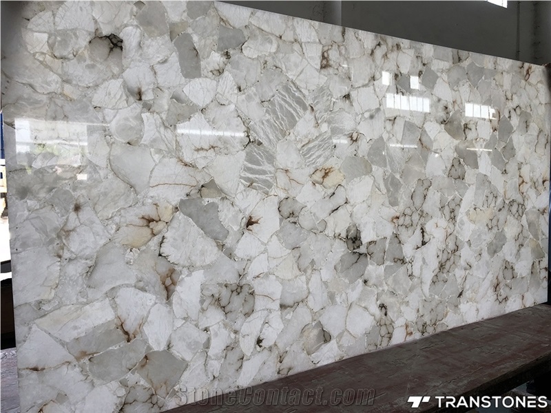 Faux Alabaster Onyx Stone Table Tops With Good Quality