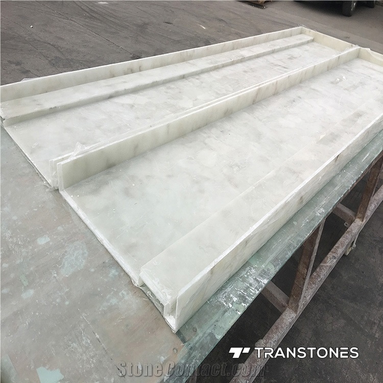 Faux Alabaster Onyx Stone Table Tops With Good Quality