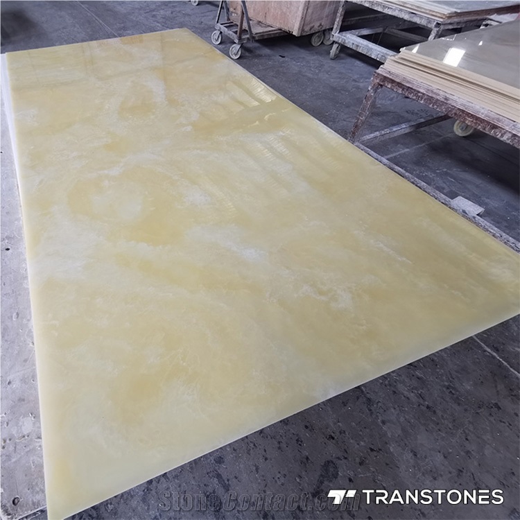 Transtones Artificial Stone Backlit Onyx Table Tops