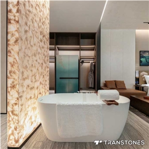 Transtones Decorated Acrylic Bathroom Partition Sheet