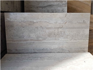 Silver Travertine Slabs