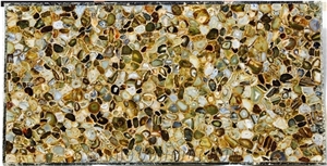 Blue Agate Semiprecious Stone