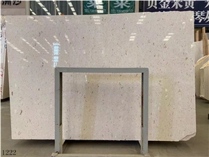 Beige Crema Pearl Limestone Perlato Beijin Mi Slab In China