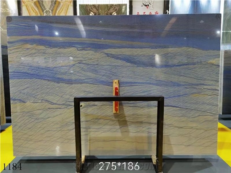 Brazil Grand Skylight Quartzite Azul Macaubas Slab In China