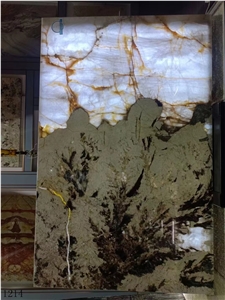 Brazil Pandora White Granite Slab Tile For Wall