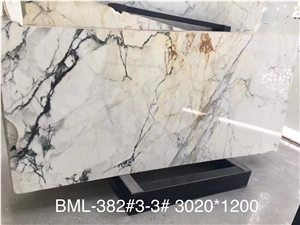 Calacatta Oro Extra Vagli White Marble Slabs Wall Tiles