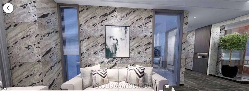 Canada Arctic Ocean Marble Spirited Away Slab Wall Tile