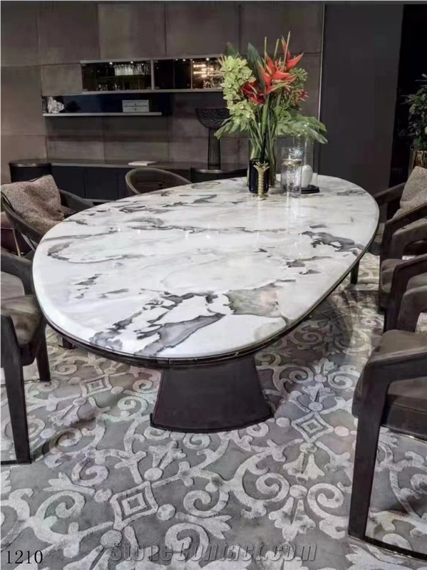 Dover White Caribbean Karibib Fantasy Namibia Marble Slab