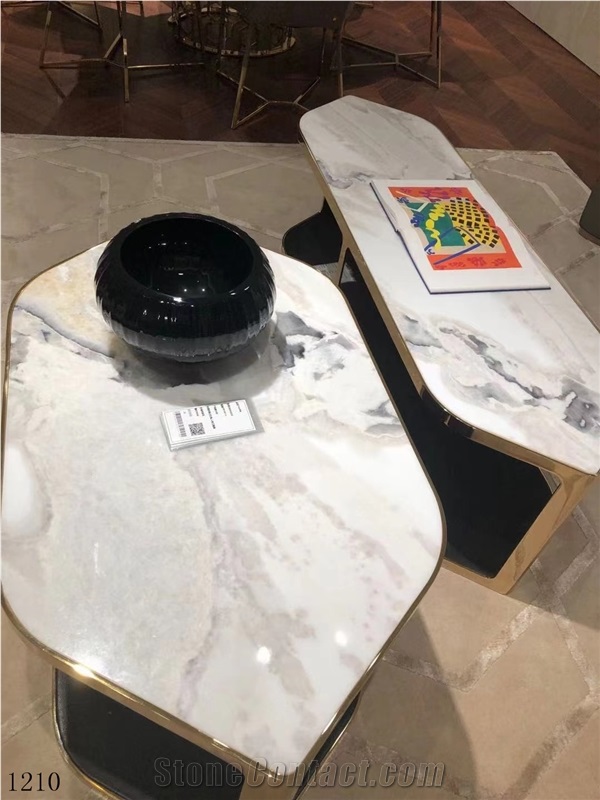 Dover White Caribbean Karibib Fantasy Namibia Marble Slab