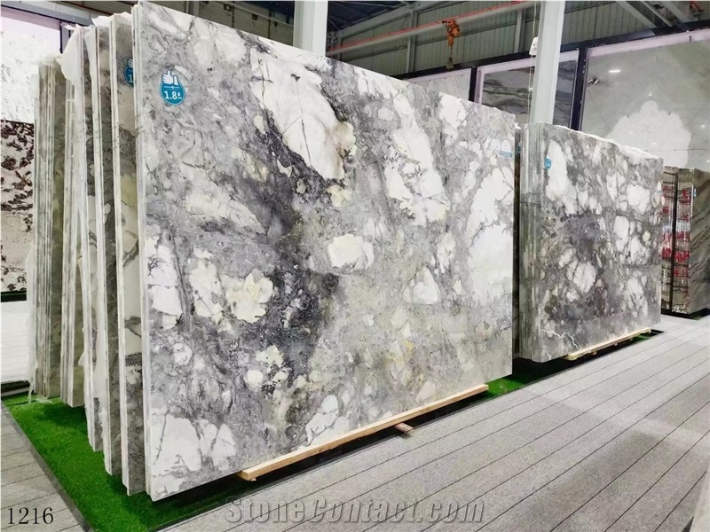 Invisible Grey Marble Slabs
