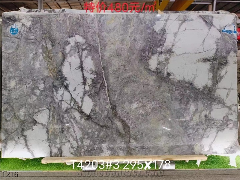 Invisible Grey Marble Slabs