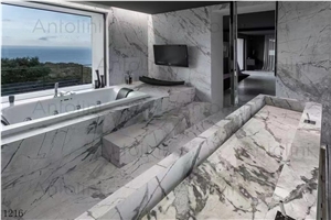 Invisible Grey Marble Slabs