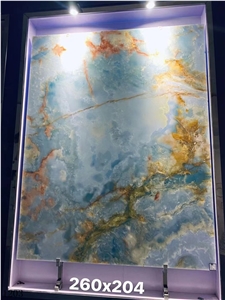 Iran Golden Blue Onyx Turquoise Persian Onice Azzurron Jade