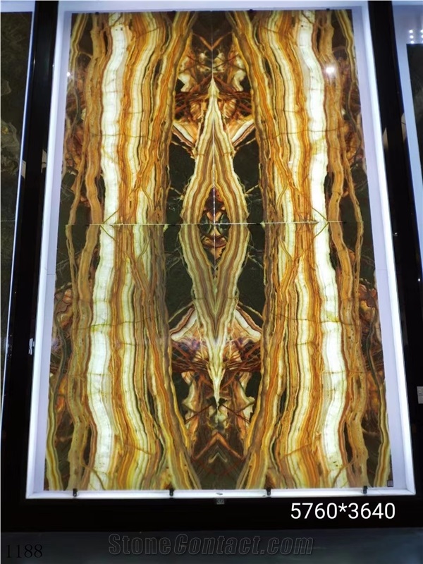 Iran Rainbow Onyx Persian Slab In China Stone Market