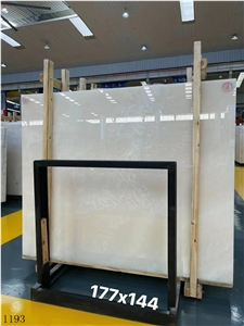 Iran White Onyx Onice Bianco Persian In China Stone Market