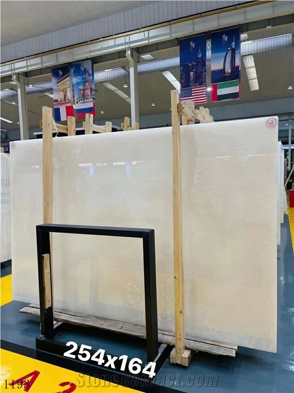 Iran White Onyx Onice Bianco Persian In China Stone Market