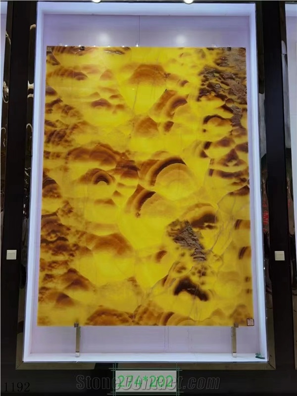 Mexico Jalisco Orange Onyx Onice Slab In China Stone Market