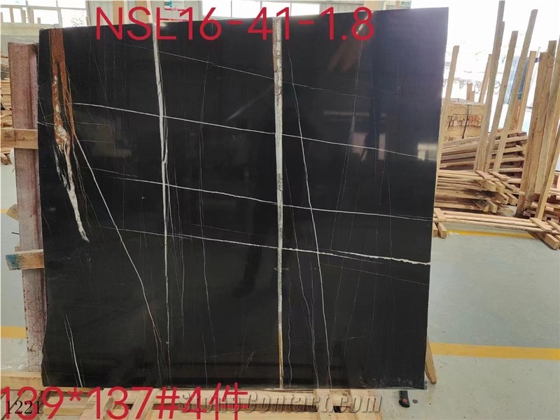 Noir Aziza Negro Dorato  Laurent Black Gold Marmo Nero