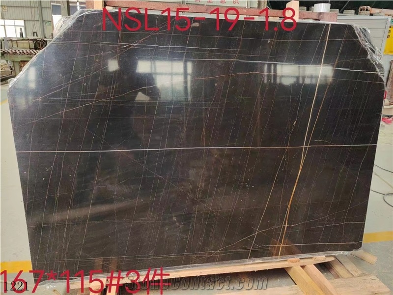 Noir Aziza Negro Dorato  Laurent Black Gold Marmo Nero