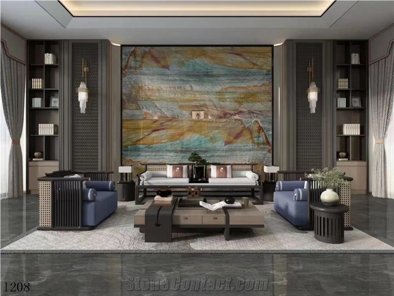 Pampers Green Quartzite Emerald Slab In China Market