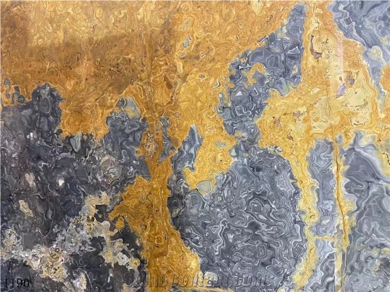 Peacock Ink Onyx Jade Moyu Slab Tile In China Stone Market