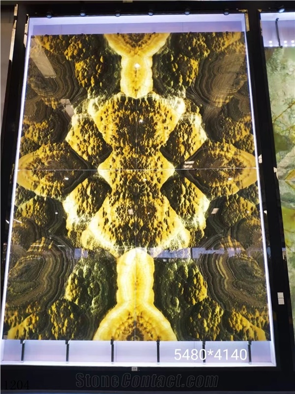 Peacock Ink Onyx Water Moyu Jade Slab In China Stone Market