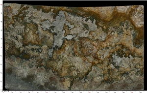 Shangri-La Granite Shangrila Golden Brown Slab In China