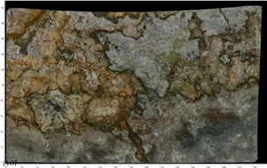 Shangri-La Granite Shangrila Golden Brown Slab In China