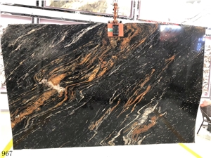 Turkey Black Swan Marble Bayburt Siyah Kugu Mermeri Slab