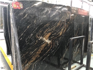 Turkey Black Swan Marble Bayburt Siyah Kugu Mermeri Slab