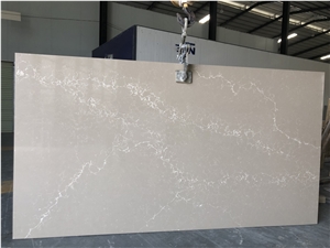 Artificial Engineered Stone Calacatta Grey Quartz Slab