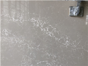 Artificial Engineered Stone Calacatta Grey Quartz Slab