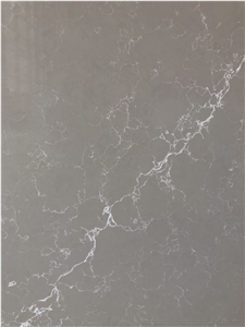 Artificial Engineered Stone Calacatta Grey Quartz Slab