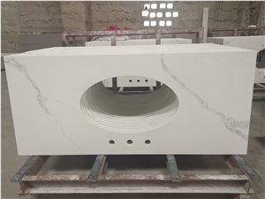 Be Widely Used Grey Artificial Quartz Stone For Countertop